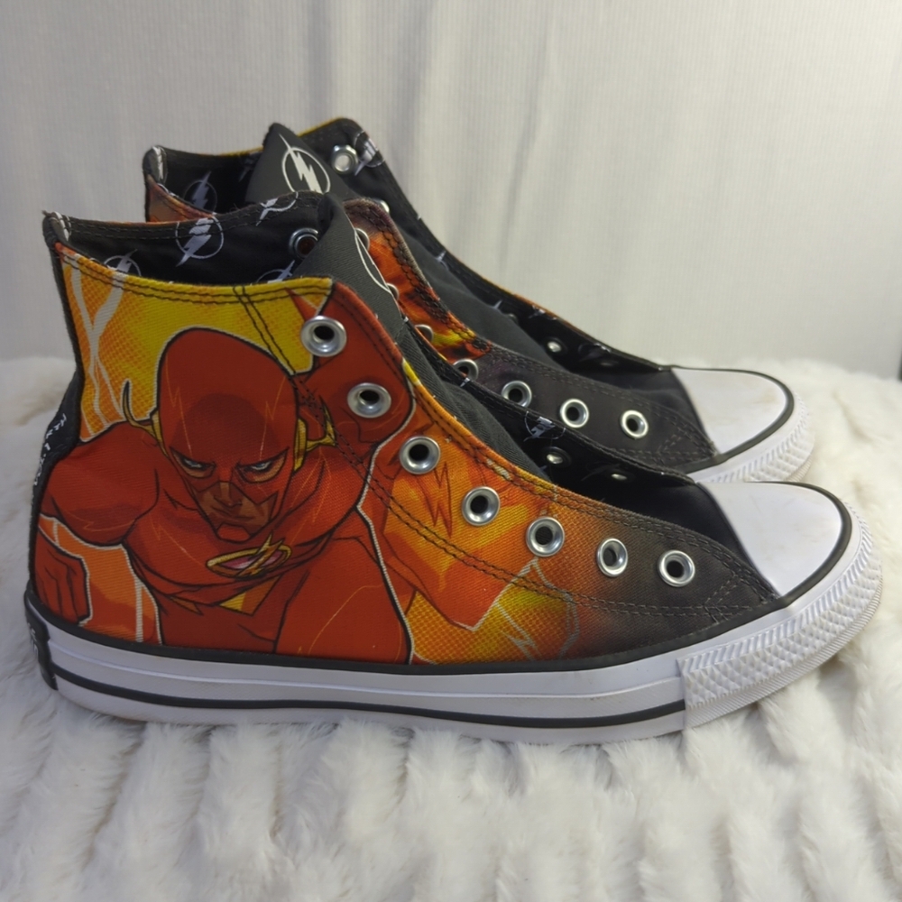 Converse All Stars DC Comics Rebirth, The Flash Vol. 1 Women's Size 8 Mens 6